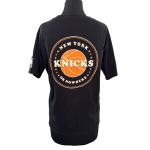 NYON New York Or Nowhere KNICKS NBA Black T-Shirt Crew Neck Pullover SzMedium M